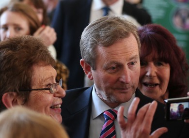 Taoiseach Enda Kenny visiting the Irish World Heritage centre in Manchester this week.