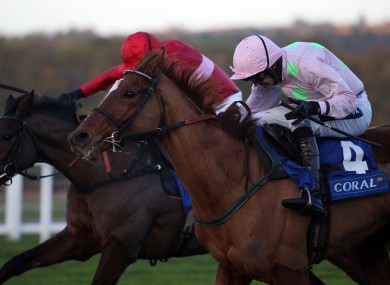 Annie Power has already beaten Zarkandar twice in her 10-race winning streak. Can she uphold that form today?