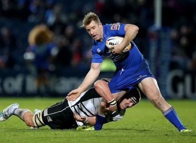 Luke Fitzgerald dived over for two Leinster tries at the RDS.