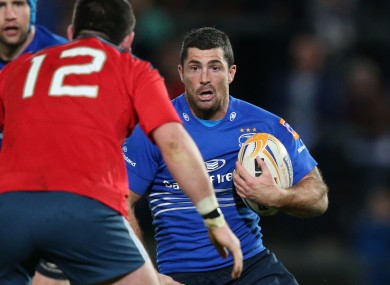 Rob Kearney will be hoping to drive Leinster to victory.