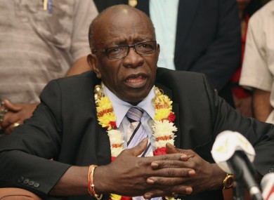 Jack Warner is alleged to have been paid $1.2 million (£720,000) from a company controlled by a former Qatari official.