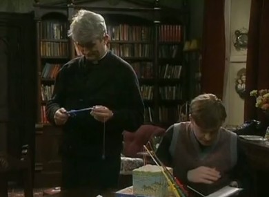 Dougal checks the diary.