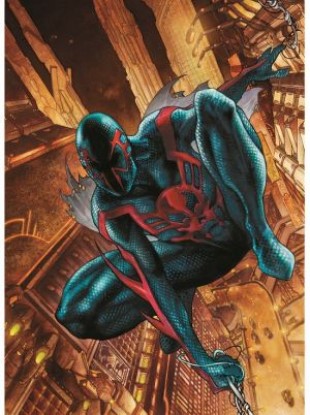 The original cover of Spider-Man 2099 by Simone Bianchi