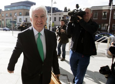 Sean FitzPatrick outside the court today
