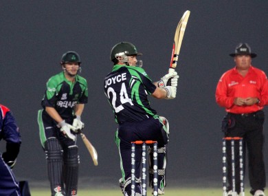 Ed Joyce is hoping to continue his recent good form against Sri Lanka.