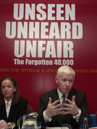 Frank Flannery, right, did not appear before the PAC - but details of his consultancy fees did.