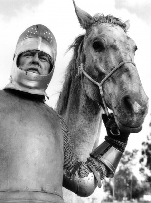 Lee J Cobb, playing Don Quixote on a CBS TV show in 1959.