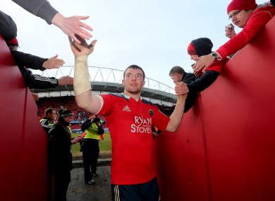 O'Mahony is back for Munster.
