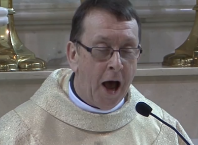 Fr Ray Kelly singing Hallelujah