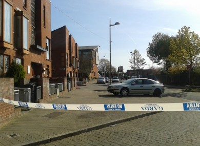 Image from the scene this morning