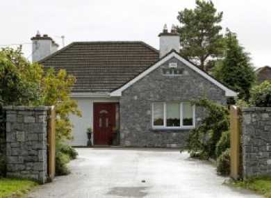 The house on Bachelor's Walk in Tullamore, Co Offaly, where the body of an 11-year-old girl was discovered in 2012.