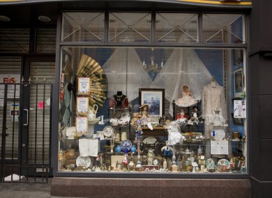 A charity shop on George's Street in Dublin.