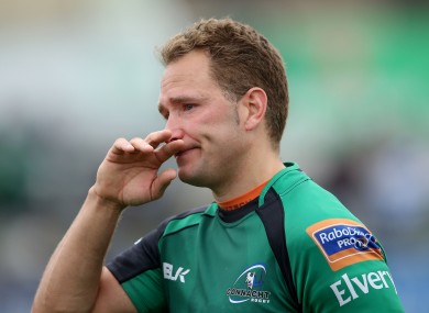 Dan Parks is emotional as he says farewell to the Connacht fans.