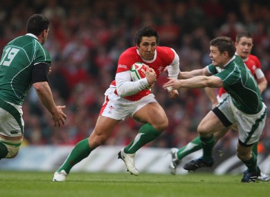 Henson carries the ball against Ireland in 2009.