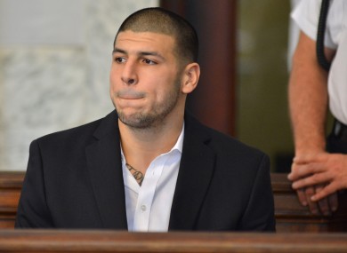 Hernandez in court last year.