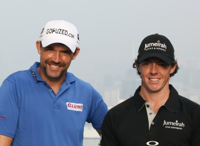 Harrington and McIlroy (file photo).
