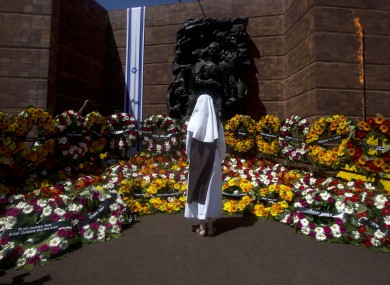 The Yad Vashem memorial in Jerusalem.