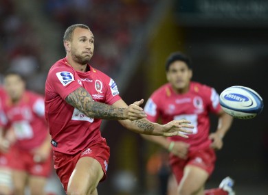 Quade Cooper was guilty of some loose kicking as the Reds lost heavily to the Crusaders.