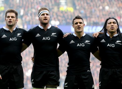 Richie McCaw, Kieran Read, Dan Carter and Ma'a Nonu are stars of the game.