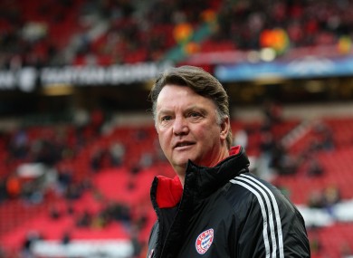 Van Gaal is set to leave his position as Netherlands coach to take over at Old Trafford.