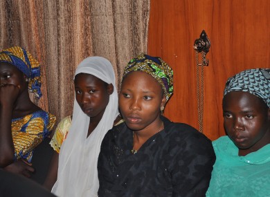 Some of the escaped Kidnapped girls