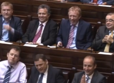 Fianna Fáil TDs were highly-amused by Enda Kenny's comments today.