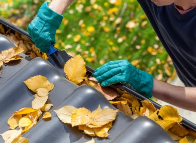 File photo of roof cleaning.
