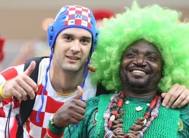 The World Cup group A game between Cameroon and Croatia is under investigation.