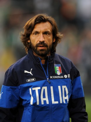 Playmaker: Andre Pirlo has broken English hearts before.