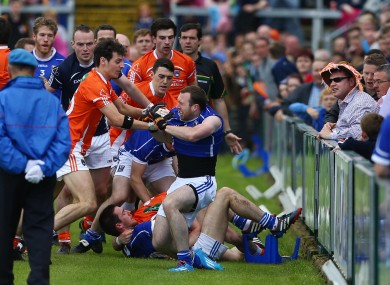 Armagh and Cavan clash before their Ulster SFC quarter final.