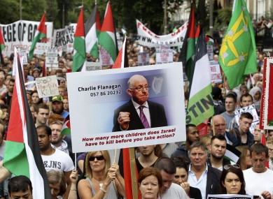 An image from one of yesterday's demonstrations.