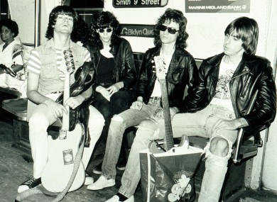 Tommy Ramone (second from right) and The Ramones in the 1970s