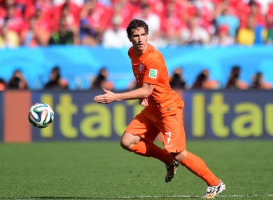 Janmaat featured in five World Cup games in Brazil.