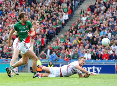 Aidan O'Shea scores his side's crucial goal.
