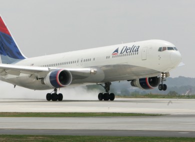 A file image of a Delta plane.