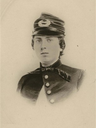 This undated photo provided by the Wisconsin Historical Society shows First Lt. Alonzo Cushing.