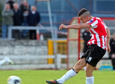 Michael Duffy scored a brace for Derry this evening (file photo).