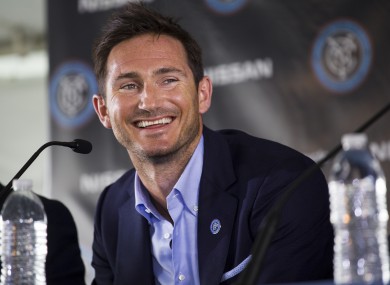 Lampard was only unveiled at New York City FC late last month.