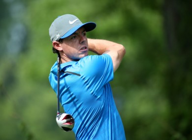 World number one Rory McIlroy.