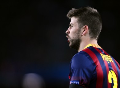 Gerard Pique endured a disappointing season with Barca last year.