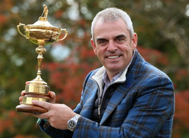 This will be McGinley's last Ryder Cup in an official capacity.