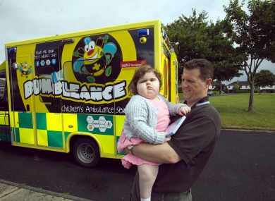 Aisling Quaid, the first user of the Bumbleance.