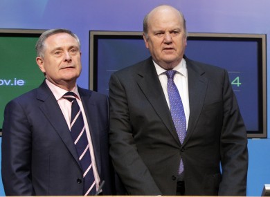 Brendan Howlin and Michael Noonan have plenty of work ahead of them over the next week.