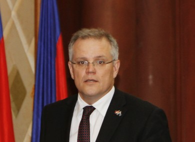 Australia's Immigration Minister Scott Morrison
