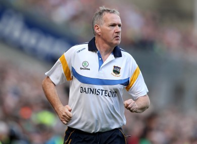O'Shea guided Tipperary to the All-Ireland SHC final last month.