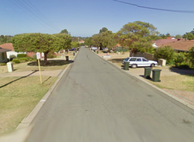 Helmsley Street in Scarborough, Perth, where the stabbing occurred.