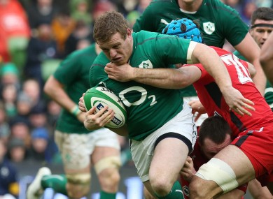 Cronin is making his seventh start for Ireland.