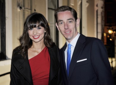 The pair pictured at the launch of Tubridy's book about JFK.