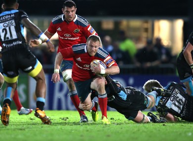 Keith Earls hasn't featured for Munster this season.