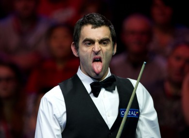 Ronnie O'Sullivan is £40k better off after tonight.
